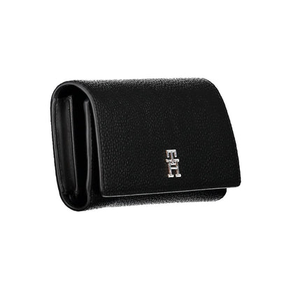 Tommy Hilfiger Zwarte Polyethyleen Dames Portemonnee
