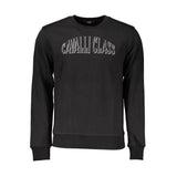 Pull en coton noir pour homme de la marque Cavalli Class