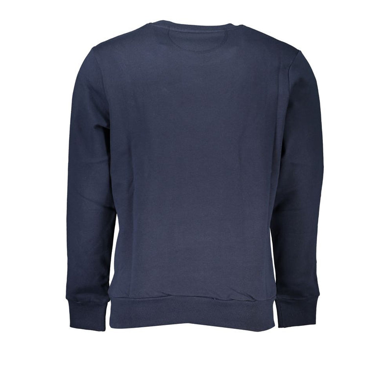 Pull en coton bleu La Martina pour homme
