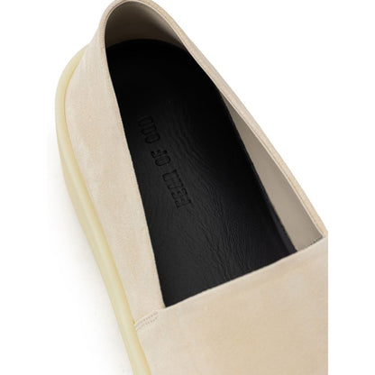 Mocassins en cuir beige à enfiler Fear Of God