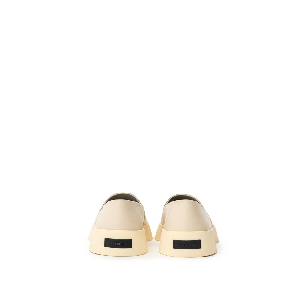 Fear Of God Beige Lederen Slip-On Loafer