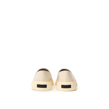 Fear Of God Beige Lederen Slip-On Loafer