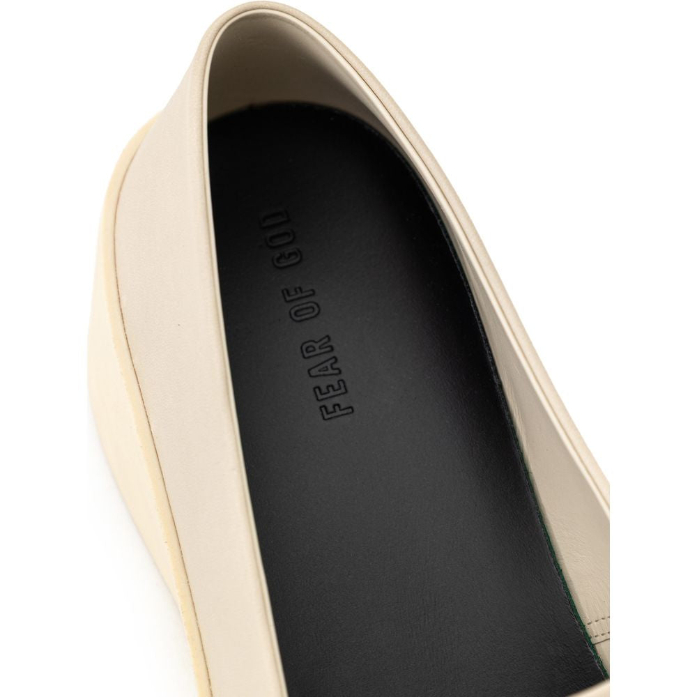 Fear Of God Beige Lederen Slip-On Loafer