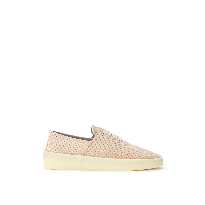 Fear Of God Beige Leather Sneaker - Premium Suede Low-Top