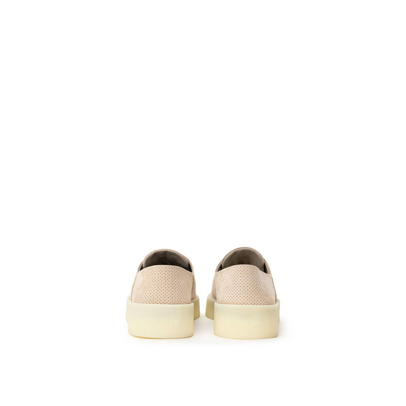 Fear Of God Beige Leather Sneaker - Premium Suede Low-Top