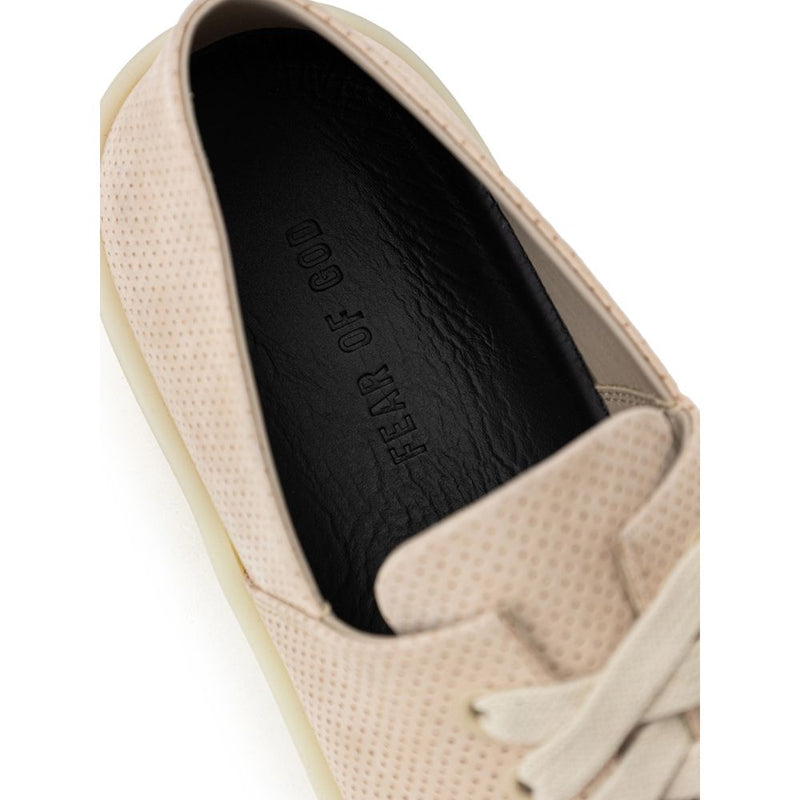 Fear Of God Beige Leather Sneaker - Premium Suede Low-Top