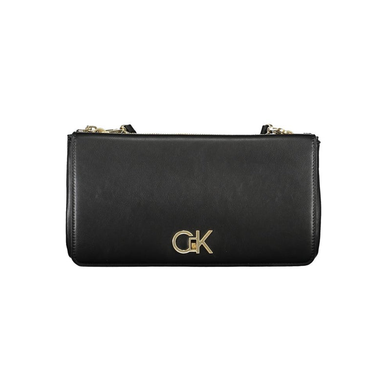 Calvin Klein Black Polyester Handbag - Stylish & Sustainable