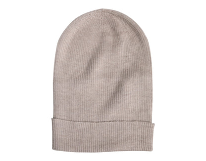 Bonnet d'hiver en cachemire beige Dolce & Gabbana