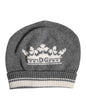 Dolce & Gabbana Grijze Kasjmier Gebreide Wintermuts