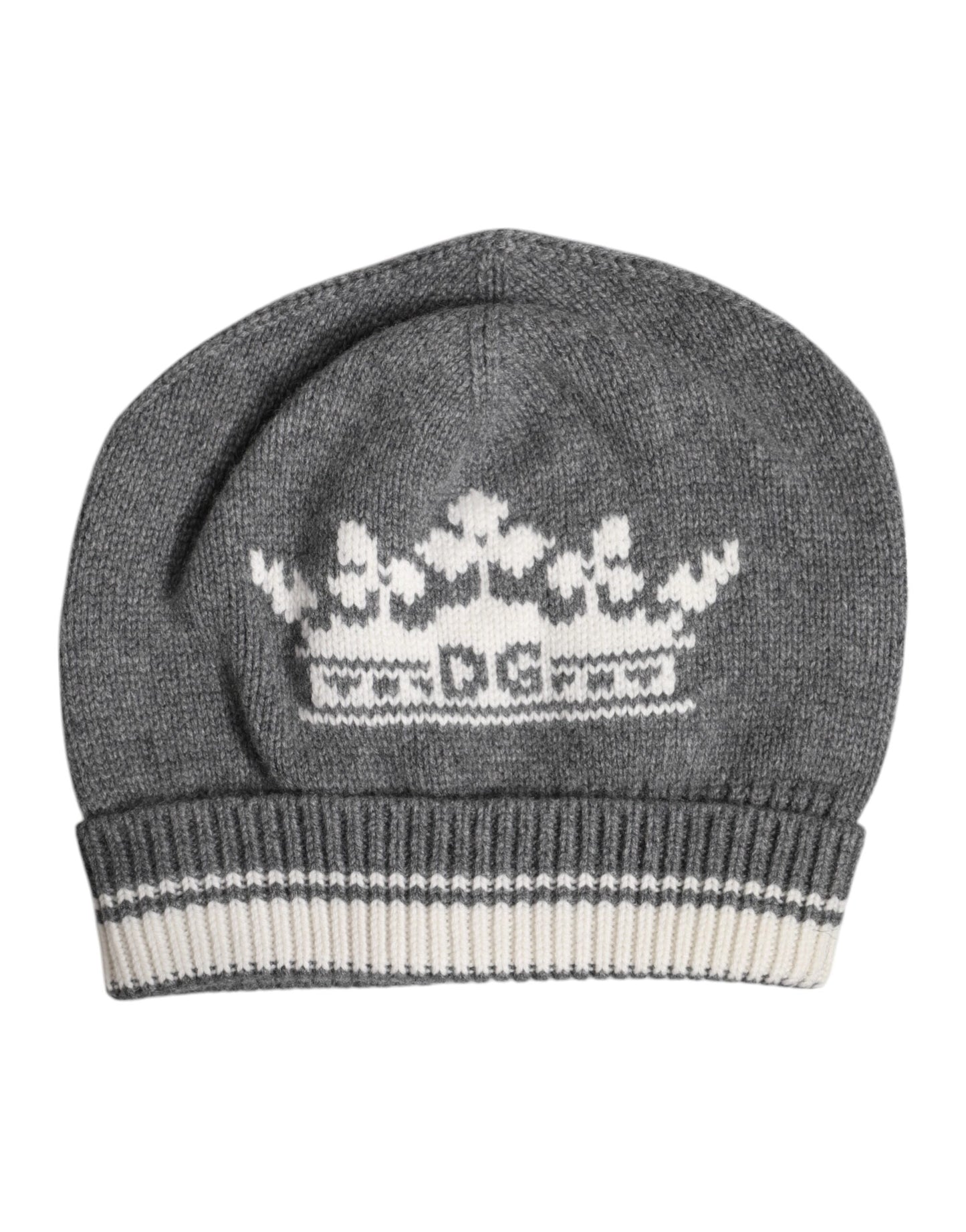 Dolce & Gabbana Grijze Kasjmier Gebreide Wintermuts