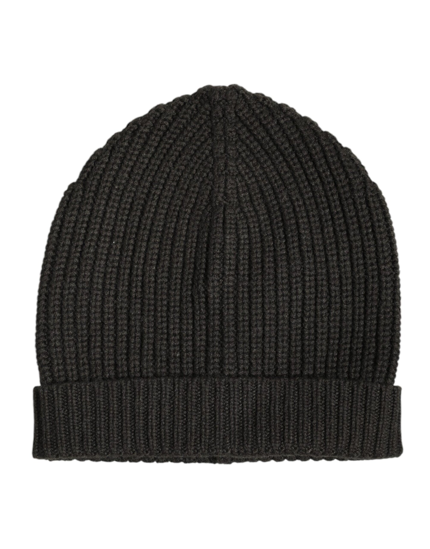 Bonnet d'hiver en cachemire gris foncé Dolce & Gabbana