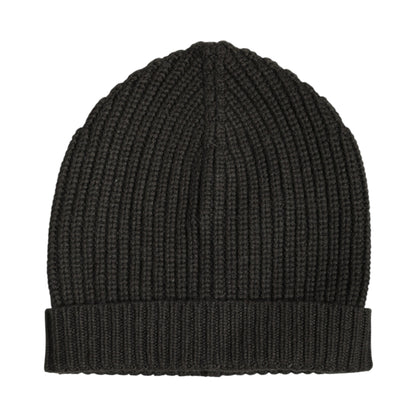 Bonnet d'hiver en cachemire gris foncé Dolce & Gabbana