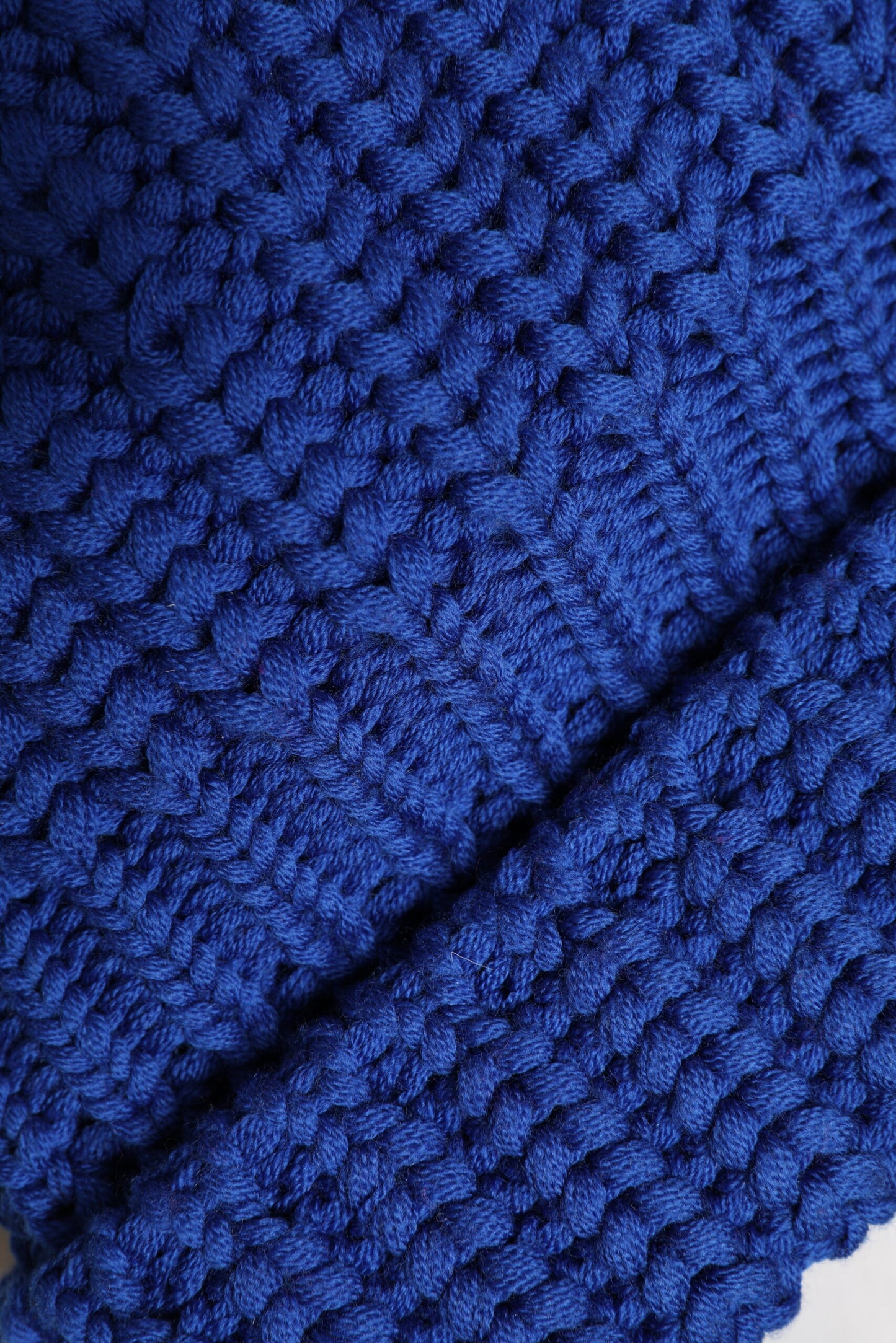 Bonnet d'hiver tricoté en laine bleue Dolce & Gabbana