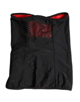Cagoule cache-cou en nylon noir Dolce &amp; Gabbana