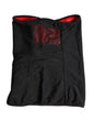 Dolce & Gabbana Zwarte Nylon Gebreide Nekwarmer Balaclava Sjaal