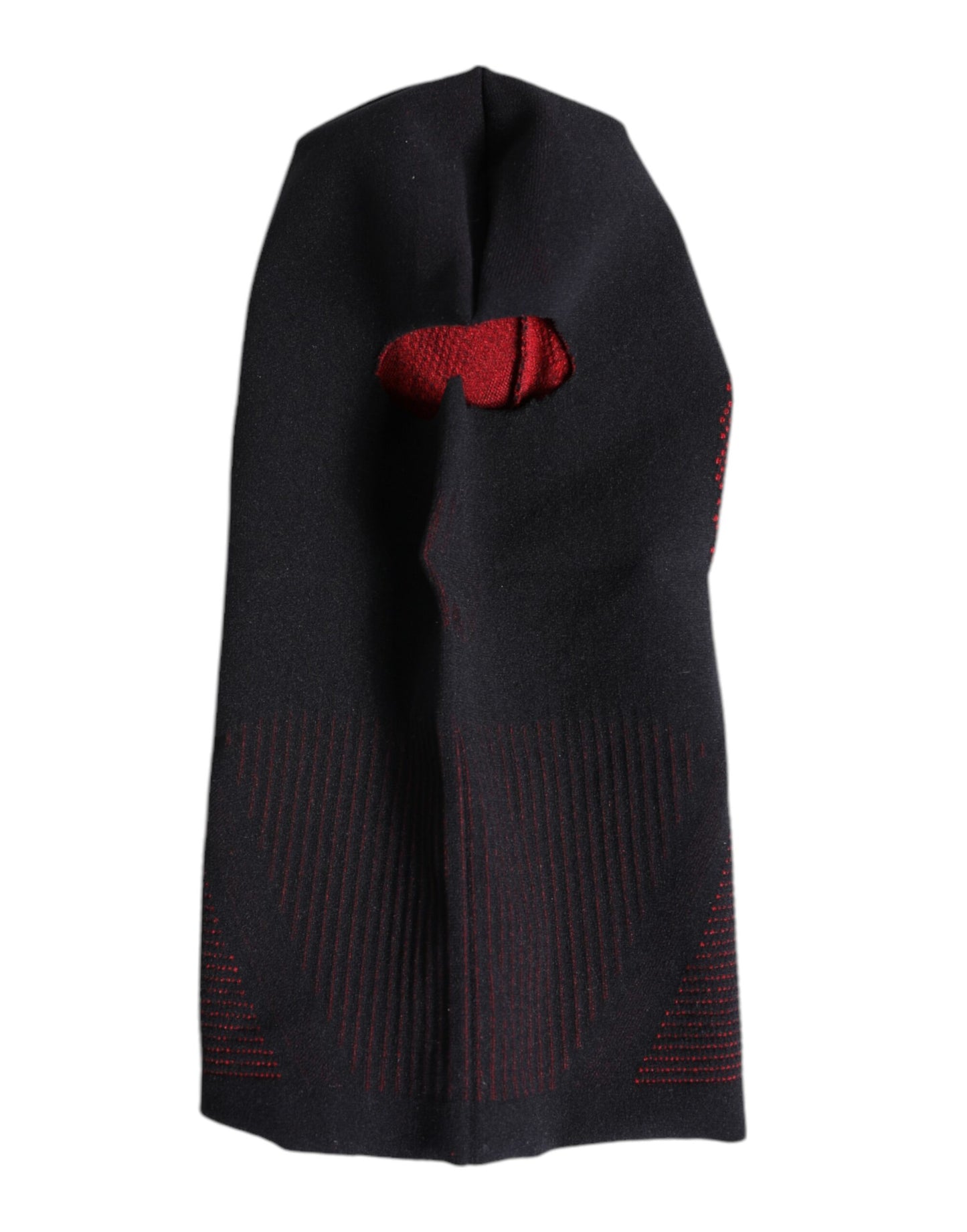 Cagoule de ski en coton tricoté noir Dolce & Gabbana