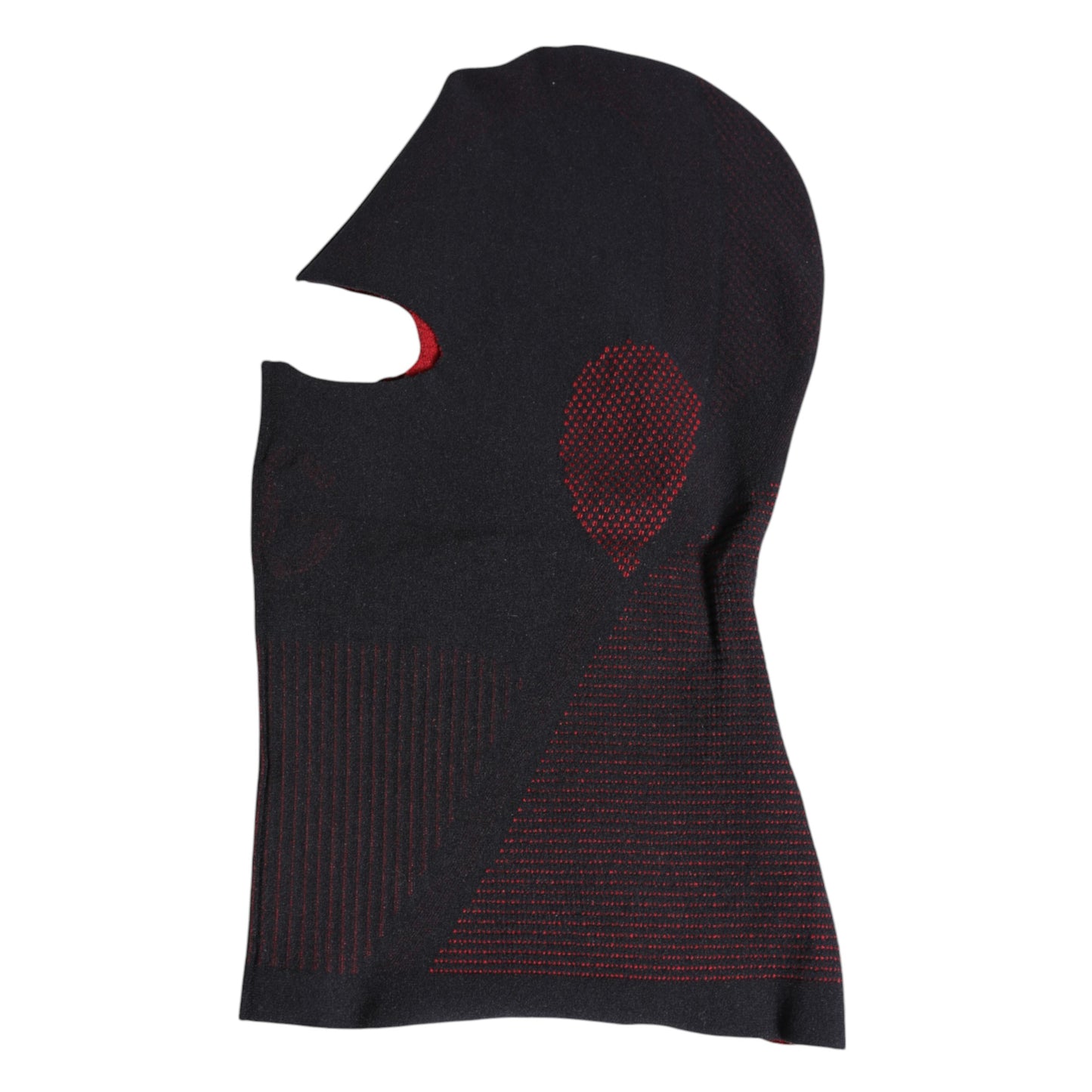 Cagoule de ski en coton tricoté noir Dolce & Gabbana
