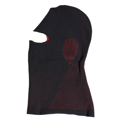 Cagoule de ski en coton tricoté noir Dolce & Gabbana