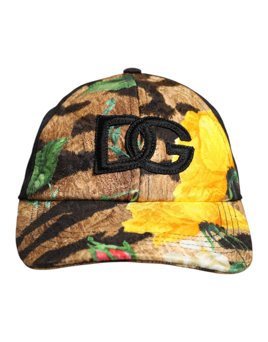 Dolce & Gabbana Multicolor DG Logo Patch 6 Panelen Baseballpet
