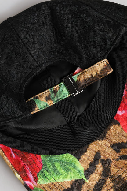 Dolce & Gabbana Multicolor DG Logo Patch 6 Panelen Baseballpet