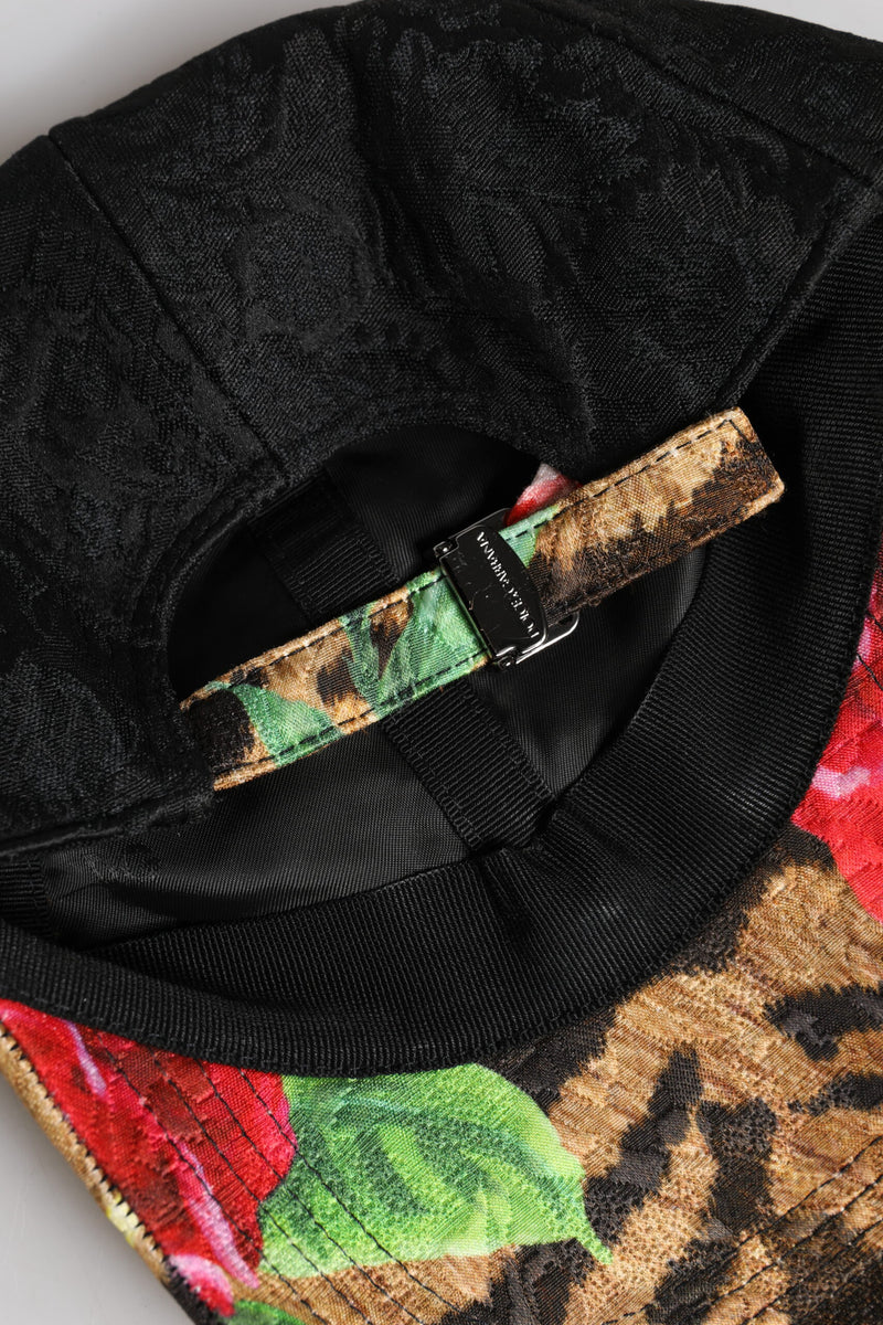 Casquette de baseball Dolce & Gabbana multicolore à 6 panneaux avec logo DG