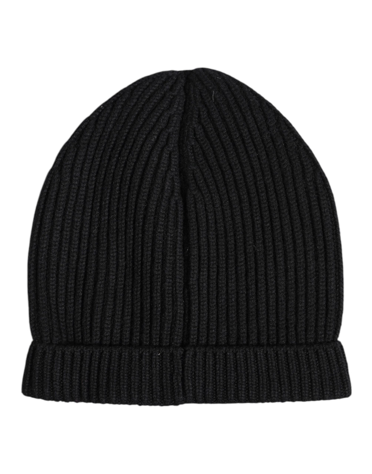 Bonnet d'hiver tricoté en cachemire noir Dolce & Gabbana