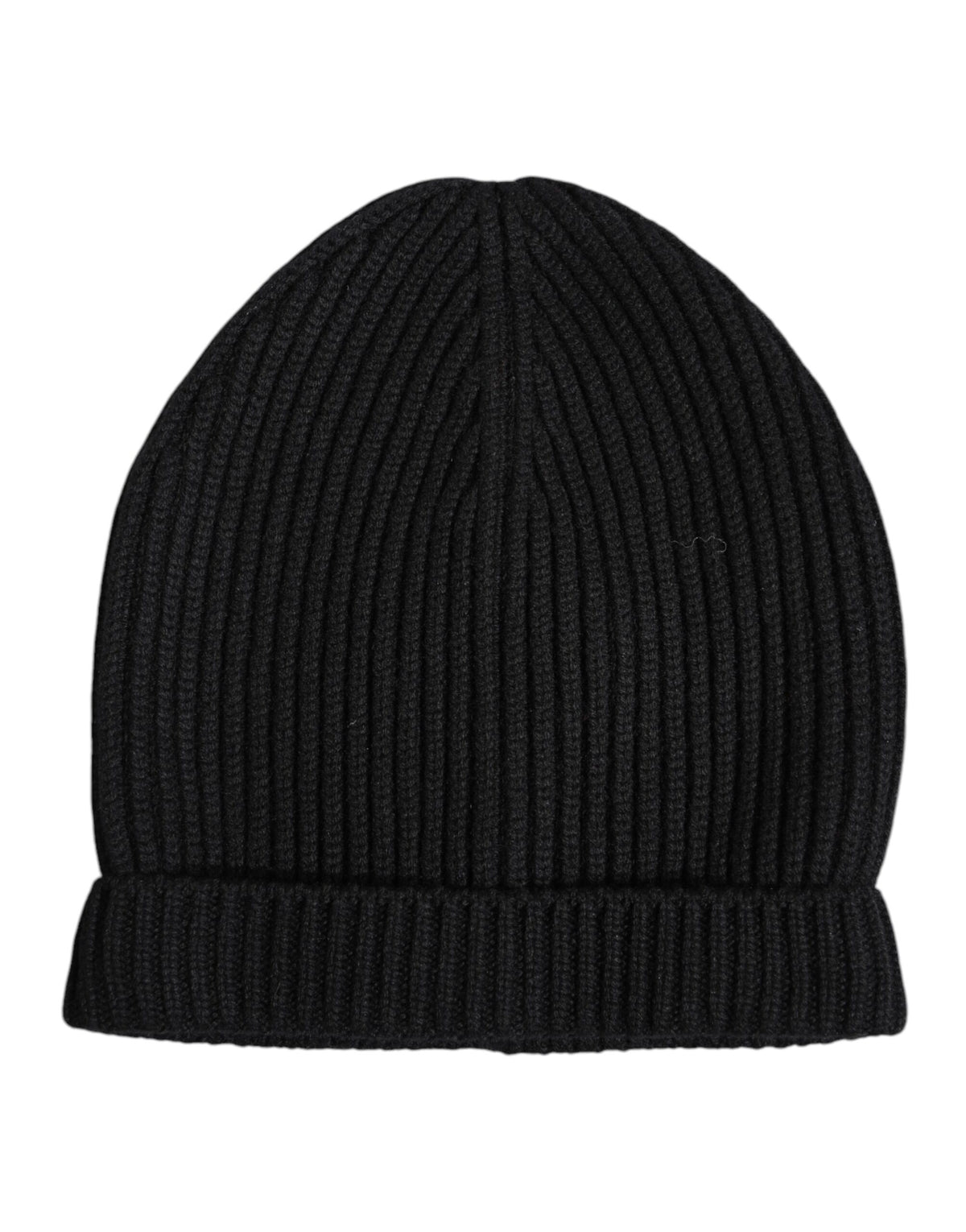 Bonnet d'hiver tricoté en cachemire noir Dolce & Gabbana