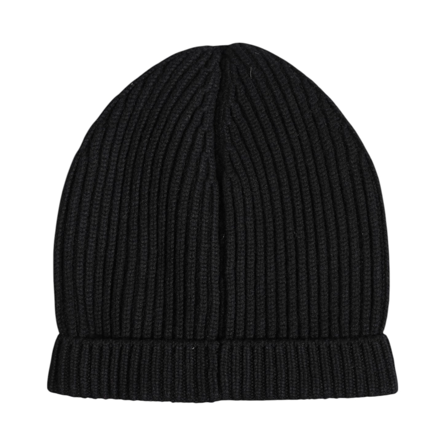 Bonnet d'hiver tricoté en cachemire noir Dolce & Gabbana