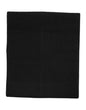 Foulard cache-cou en cachemire noir Dolce & Gabbana