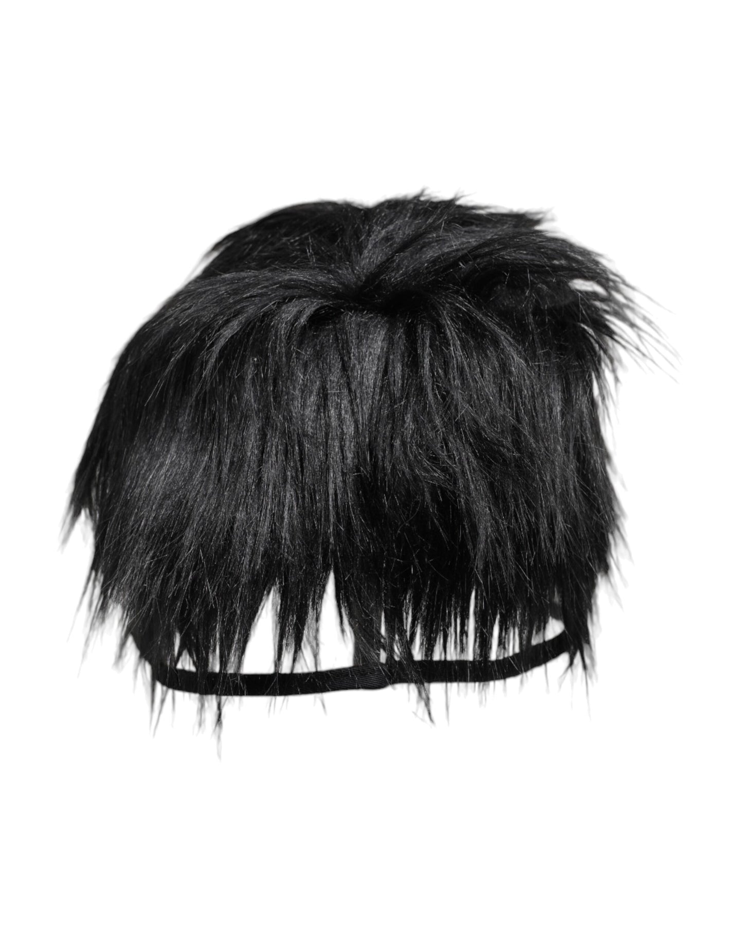 Bob en fausse fourrure noire Dolce & Gabbana