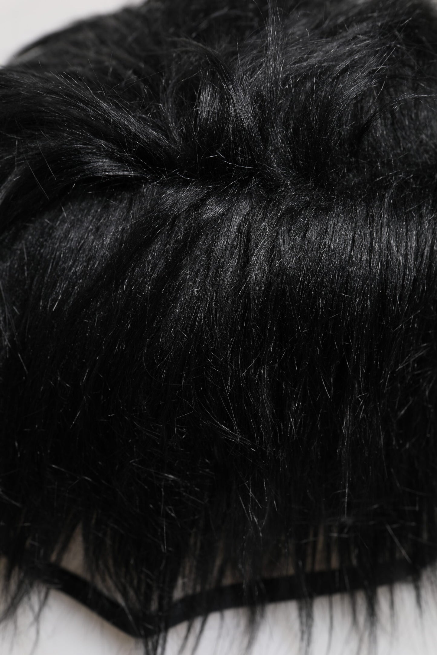 Bob en fausse fourrure noire Dolce & Gabbana