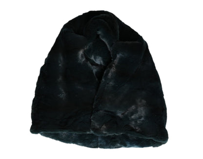 Bonnet en fourrure de belette noire Dolce & Gabbana pour femme