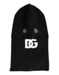 Dolce & Gabbana Zwarte Kasjmier Gebreide Skimasker Balaclava Muts