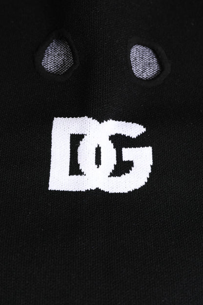Dolce & Gabbana Zwarte Kasjmier Gebreide Skimasker Balaclava Muts