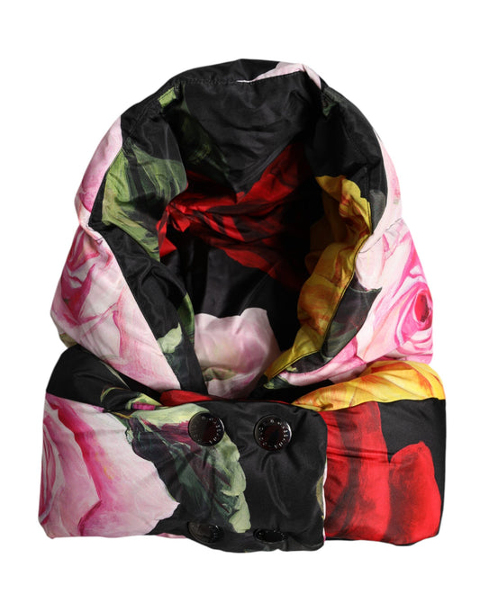 Dolce & Gabbana Zwarte Bloemenprint Hoed met Hoofdband