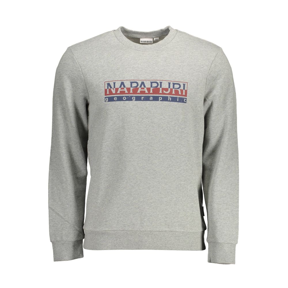 Pull en coton gris pour homme Napapijri