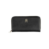 Portefeuille Femme Tommy Hilfiger Noir en Polyéthylène - Élégant et Durable