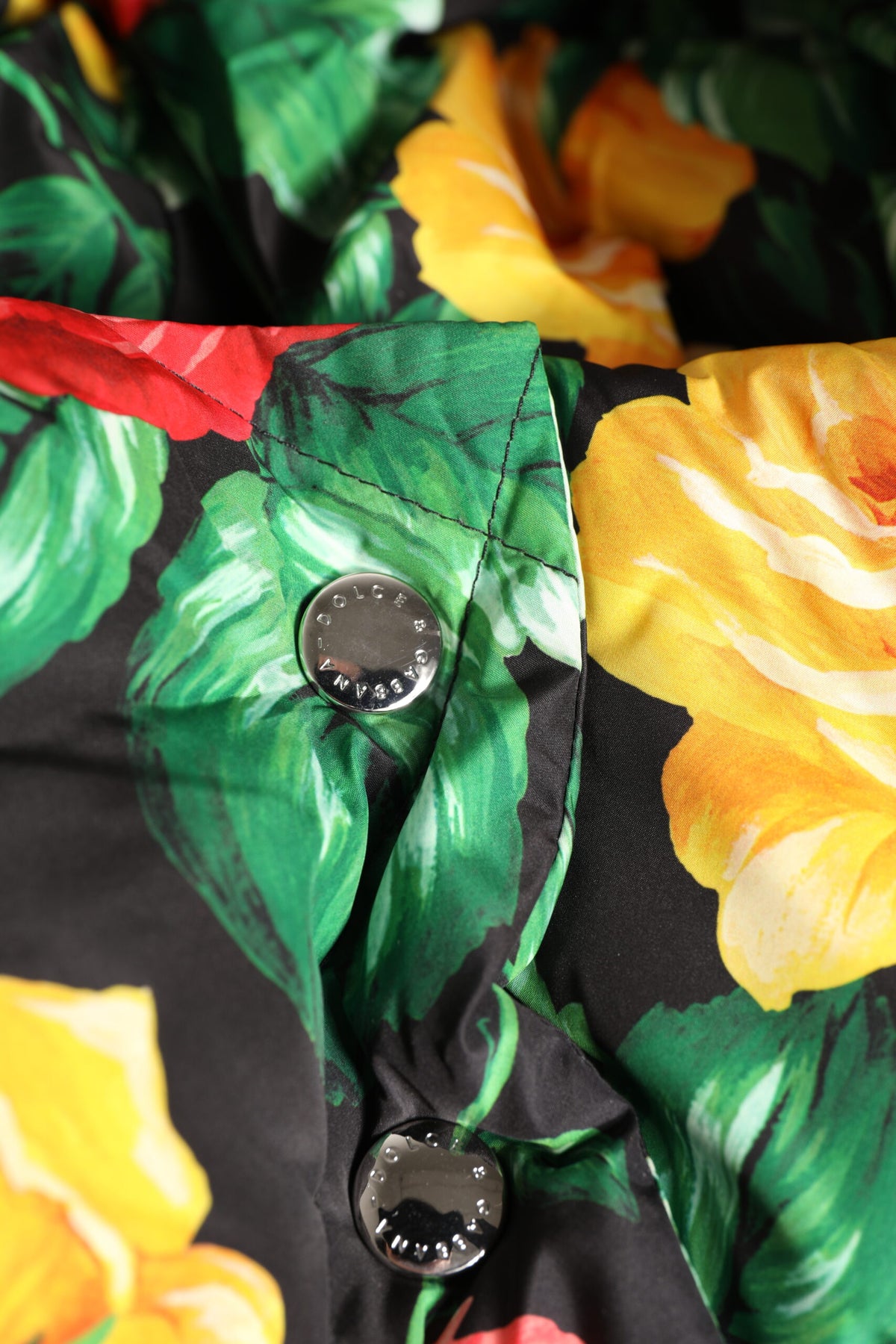Dolce & Gabbana Multicolor Floral Print Whole Head Wrap Hat