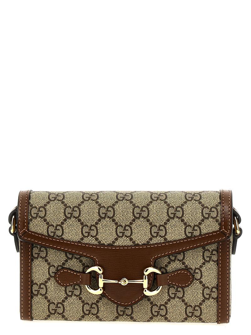 Gucci Brown Polyethylene Crossbody Bag