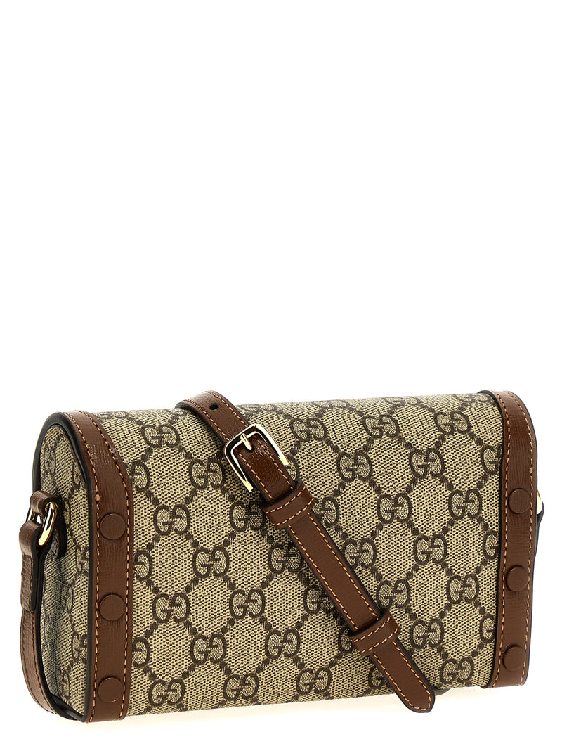 Gucci Brown Polyethylene Crossbody Bag
