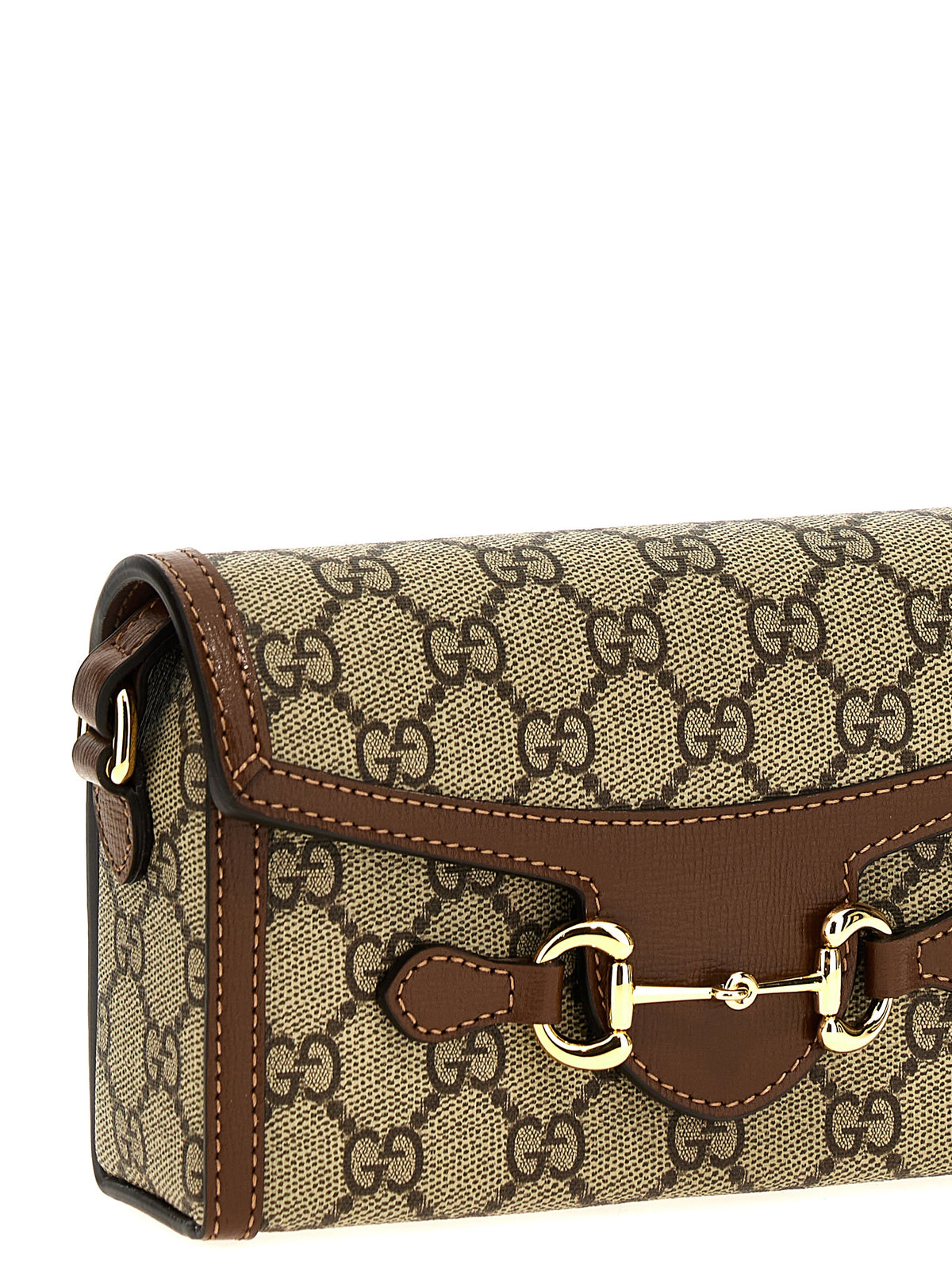 Sac bandoulière Gucci en polyéthylène marron