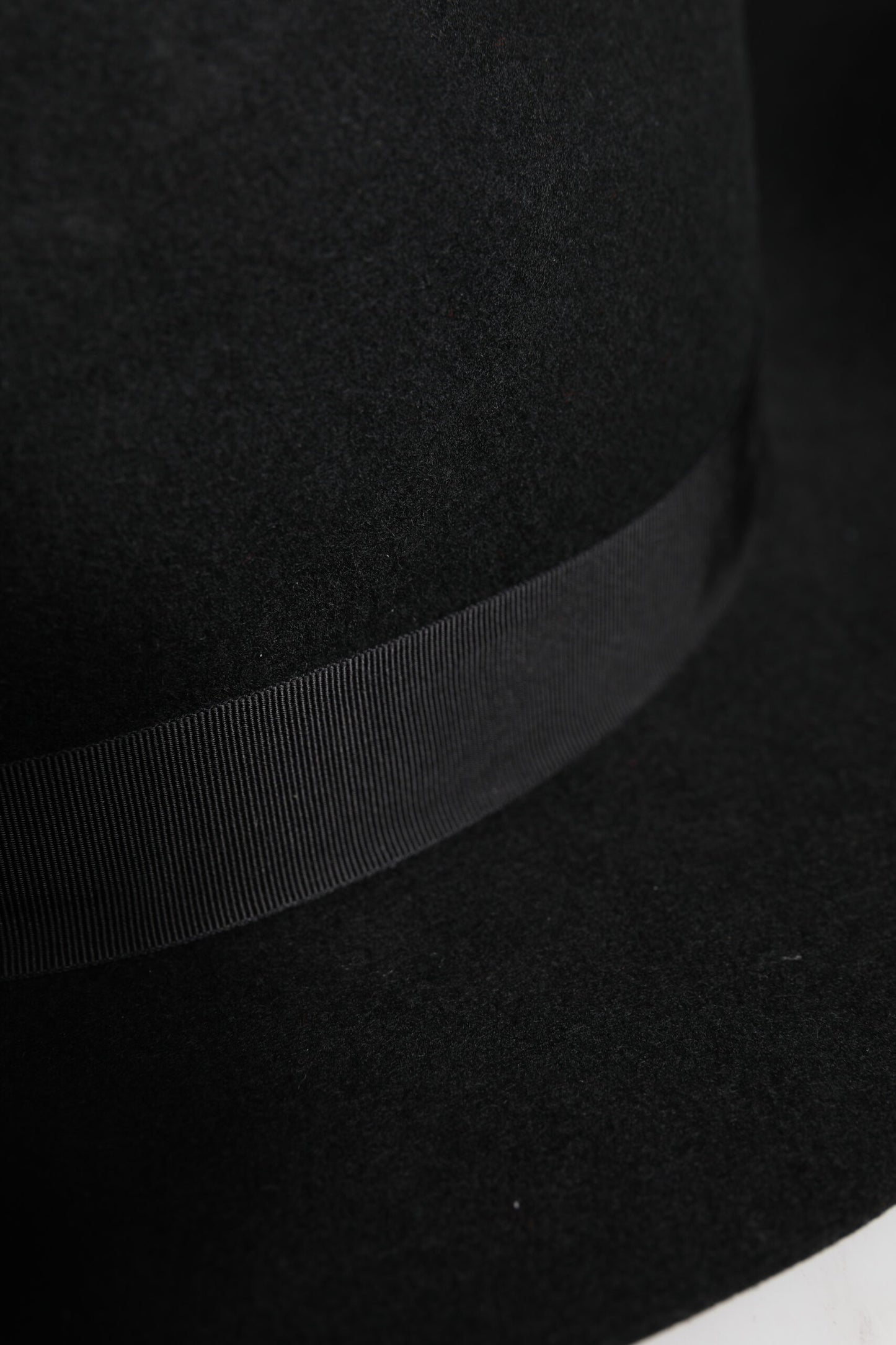 Dolce & Gabbana zwarte trilby fedora hoed met brede rand
