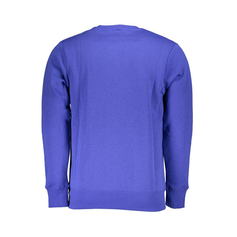 Pull en coton bleu pour homme, Norvège 1963