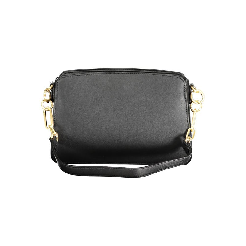 Mario Valentino Black Polyethylene Handbag - Élégance et Fonctionnalité