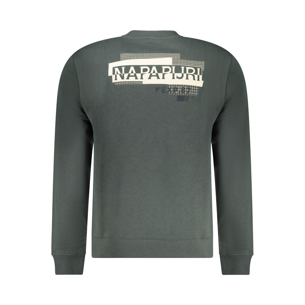 Pull en coton vert Napapijri pour homme