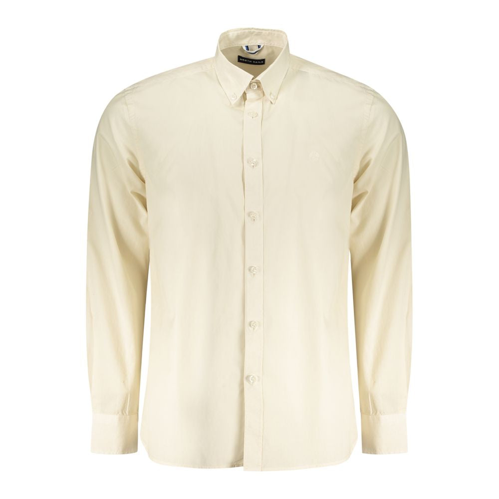 Chemise homme en coton beige North Sails