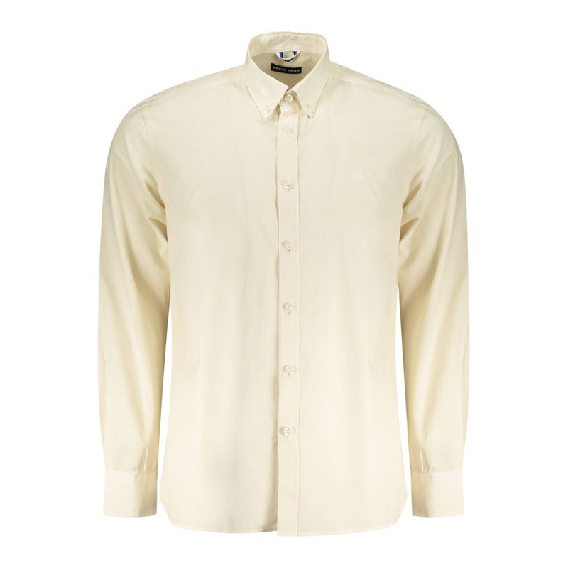 Chemise homme en coton beige North Sails