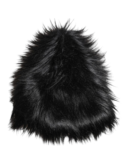 Bob Dolce & Gabbana en fourrure acrylique noire pour femme