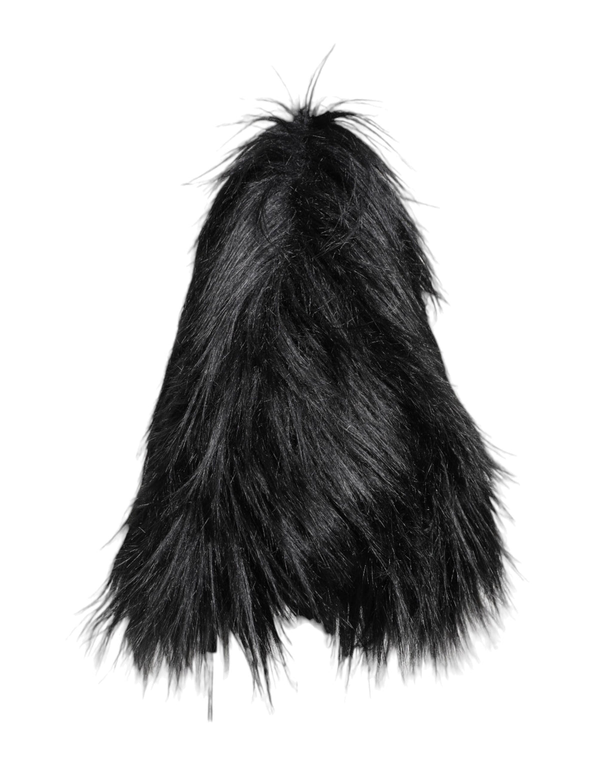 Dolce & Gabbana Black Acrylic Fur Women's Bucket Hat
