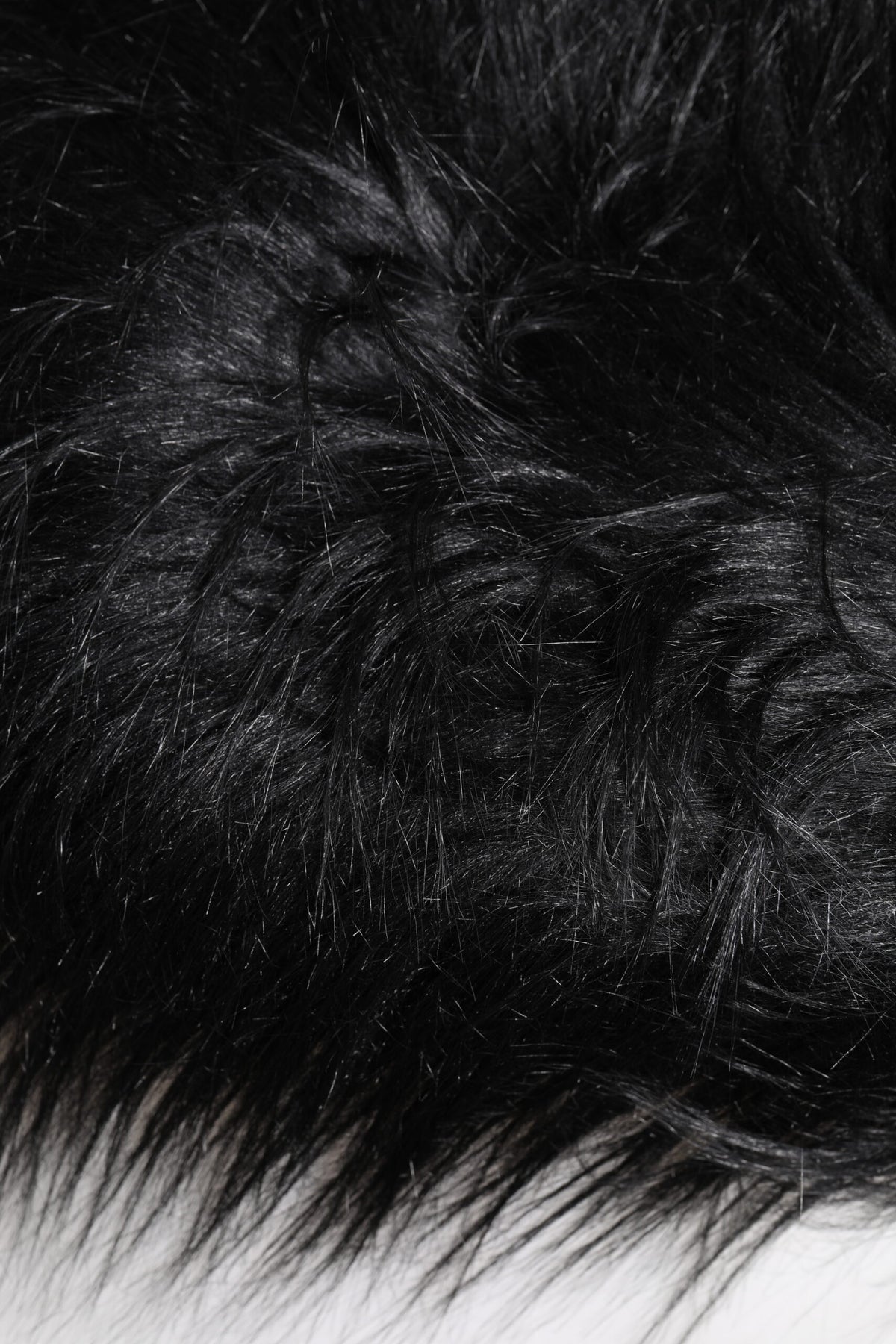 Dolce & Gabbana Black Acrylic Fur Women's Bucket Hat